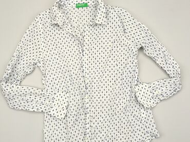 eleganckie białe bluzki z długim rękawem: Koszula Damska, M, stan - Dobry