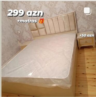 Çarpayılar: Yeni, İkinəfərlik çarpayı, Bazasız, Matras ilə, Siyirməsiz, Azərbaycan — 12