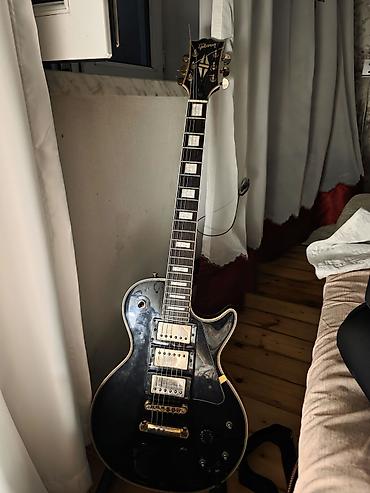 gitara capo: Gibson Les paul Black Beauty. Epiphone pickuplardır. Grover tunerləri — 1