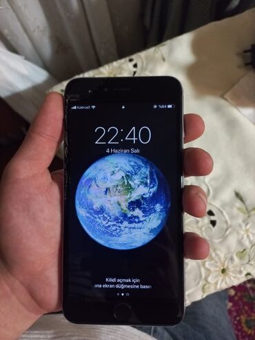 iphone 8 plus qiymeti azerbaycanda: IPhone 6 Plus, 64 GB, Gümüşü