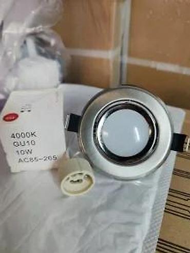 Rasveta: LED rozetna lim sivi miš MR16.5w.12V keramicka. LED rozetna Inox — 19