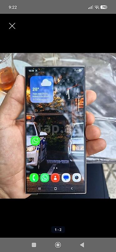 galaxy a35: Samsung Galaxy S24 Ultra, 256 GB, rəng - Bənövşəyi, Sensor, Barmaq izi — 2