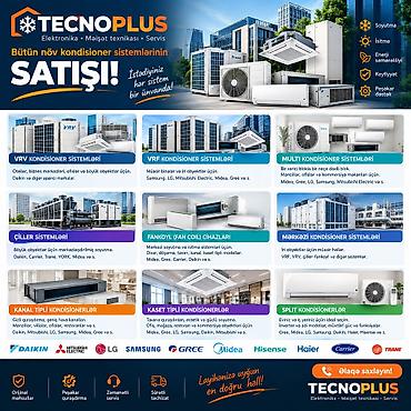 keys sat: TECNOPLUS – Bütün növ kondisioner sistemlərinin satışı və servisi — 1