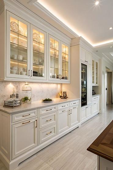 silver kitchen: Классическая кухня от 18 000 сом/м² | 3D проект бесплатно Премиальная — 1