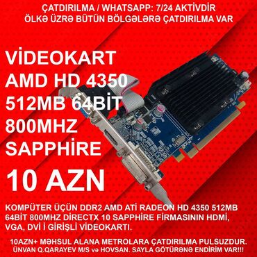 Videokartlar: Videokart AMD GeForce 210, < 4 GB