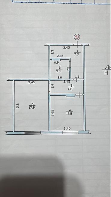 Продажа квартир: 1 комната, 46 м², 106 серия улучшенная, 2 этаж, Косметический ремонт — 13