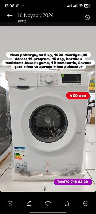 iphon 7: Paltaryuyan maşın 7 kq, Yeni, Pulsuz çatdırılma — 3