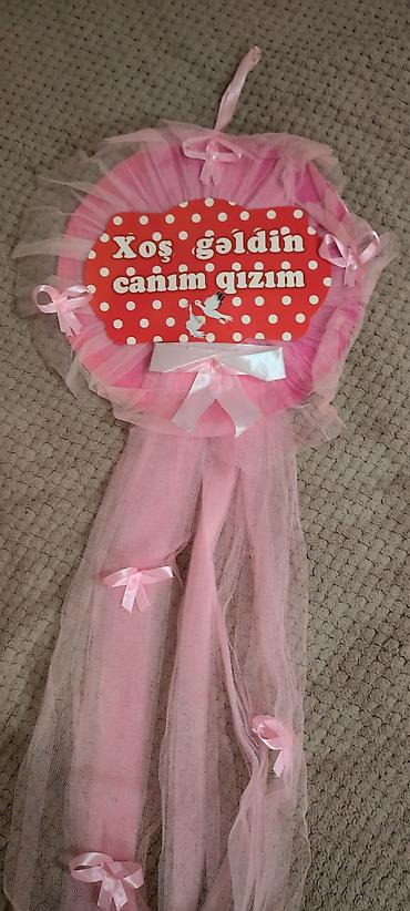 üç qız şəkilləri: Qız uşağı üçün şənlik bəzək dəsti - Mövzu: “Xoş Gəldin Qızım” və “İlk — 3