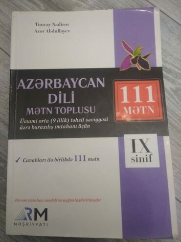 5 ci sinif azerbaycan dili kitabi 2016: Azərbaycan dili 9-cu sinif RM 111-mətn,yazılmayıb tam səliqəli
