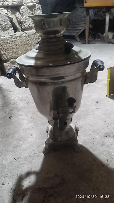 antik samovar: İşlənmiş Od Samovar, 3 l, Ünvandan götürmə — 5