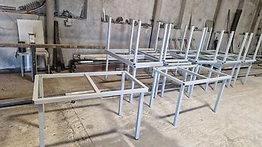 40x40 profil: Məhsul: Metaldan hazırlanmış masa karkasları - Material: 40×40 mm — 2