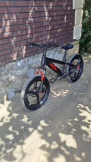 velosiped enduro: BMX tipli velosiped - Rəng: qara-qırmızı - Korpus: qısa BMX üslubunda — 4