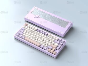 компьютеры и ноутбуки: Игровая клавиатура Rainy75 Pro Purple - это высококачественное