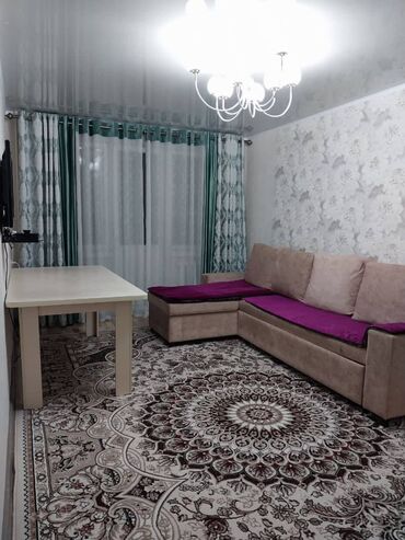 боконбаева квартира: 2 комнаты, 44 м², 104 серия, 1 этаж, Евроремонт