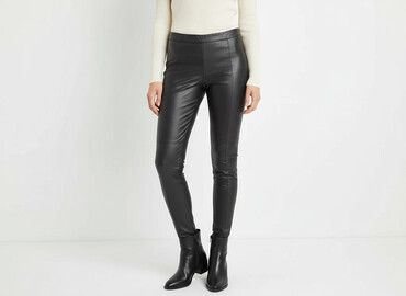 calzedonia rajstopy termiczne z efektem cienkich rajstop: Lindex, Лосини З екошкіри жіночі, розмір M