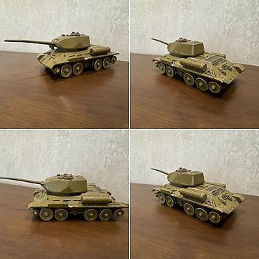 Avtomobil modelləri: – Kolleksiya üçün klassik hərbi texnika Tank Sovet istesali Made in — 2