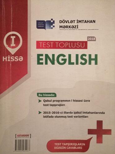 quran kitabinin qiymeti: English Test Toplusu I hissə, 2018 DIM. Bir neçə səhifə sadə