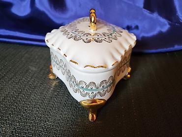 Kutije za odlaganje: Satula jugoporcelan Titov Veles iz 70ih.god. Porcelanska — 4