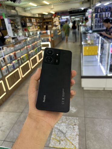 рассрочку телефон: Redmi, Redmi 13C, Колдонулган, 256 ГБ, түсү - Кара, 2 SIM