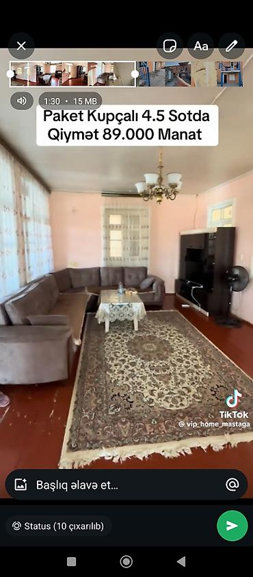 gence emlak satisi: 2 otaqlı, 168 kv. m, Kredit yoxdur, Orta təmir — 2