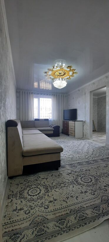 радиоузел ош квартира: 2 комнаты, 55 м², 1 этаж, Евроремонт