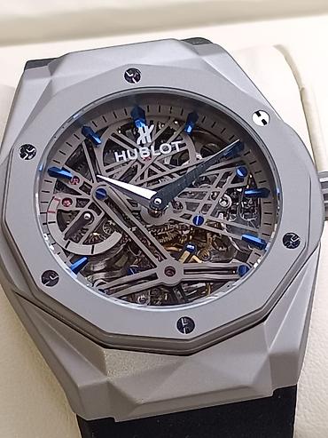 rezinka: Yeni, Qol saatı, Hublot, rəng - Boz — 1