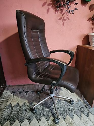 komputer kreslo: Ofis kreslosu – yüksək arxalı, təkərli model Mexanizmi — 3