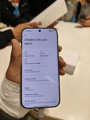 aoc 24: Xiaomi, 17 Pro, Б/у, 256 ГБ, 2 SIM — 3