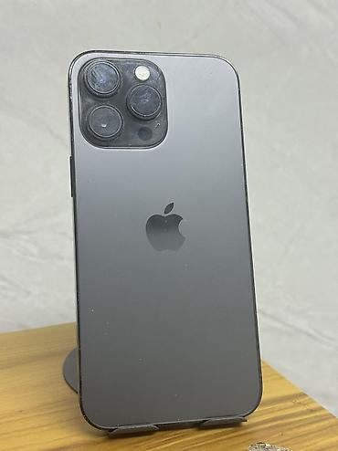 IPhone 14 Pro Max, Б/у, 1 ТБ, Matte Space Gray, Защитное стекло, Чехол, 90 %