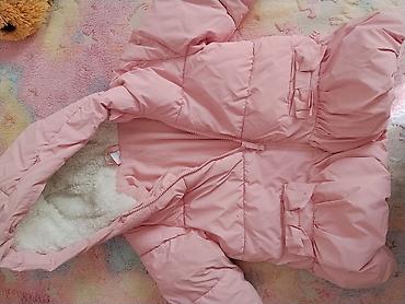 nike deca: Dečja zimska jakna sa kapuljačom – roze - Topla, punjena jakna za — 2