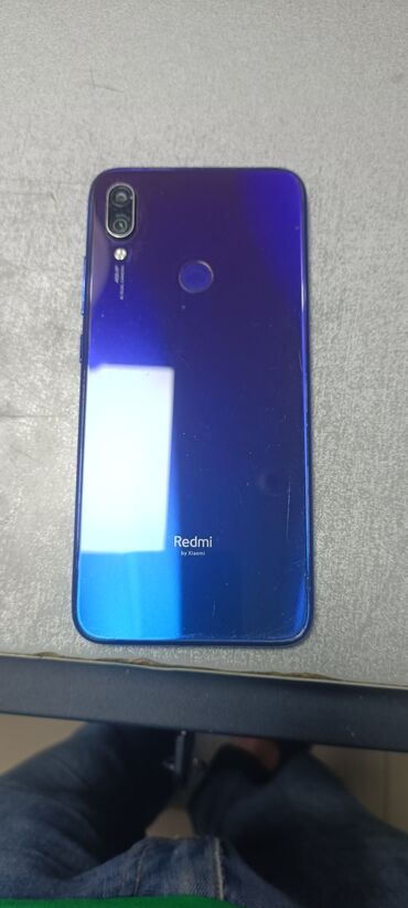 телефон раскладушка fly ezzy trendy для пожилых: Redmi Note 7, 64 GB, rəng - Göy, Barmaq izi