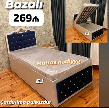 Çarpayılar: Yeni, Təknəfərlik çarpayı, Bazalı, Matras ilə, Siyirməsiz, Azərbaycan