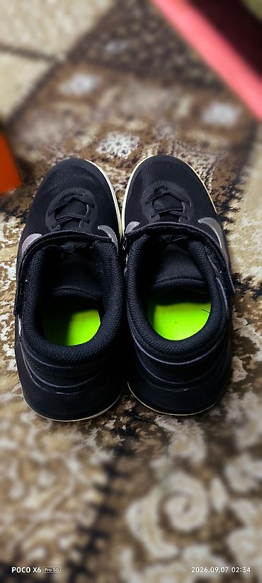 кыргызча кийимдер: Кроссовки Nike для детей/подростков - Цвет: черный с серебристыми — 4
