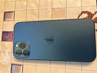 IPhone 12 Pro, Б/у, 128 ГБ, Sierra Blue, Чехол, 100 %