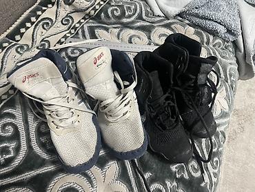 борцовские трико: Мужские кроссовки, 36.5, 37, Asics, Б/у, цвет - Серый — 3