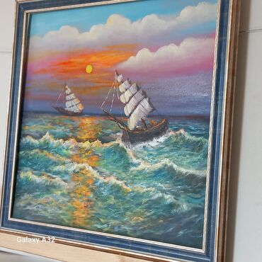 Şəkillər, tablolar: Əl işi yağlı boya tablolar toplusu - Mövzular: - Təbiət mənzərəsi — 3