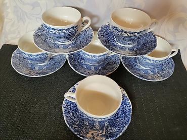 Ostali antikviteti: Solje engleske za kafu,caj Crown Ducal iz 70ih.god. Solje engleske — 6