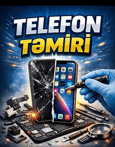 Telefon temiri.Sumqayıt,Saray erazilerinde seyyar xidmet göstərilir