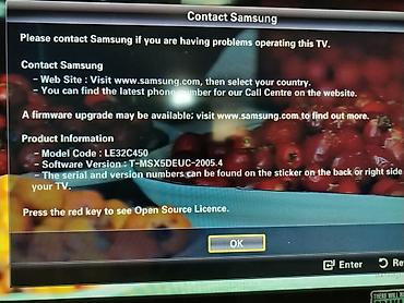 Televizorlar: Samsung LE32C450 LCD televizor - Ekran diaqonalı: 32 düym (təxminən — 4