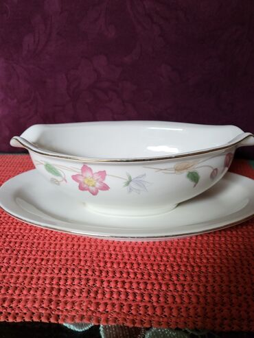 Kuhinjski setovi: Sosijera vintaz porcelanska nova. Sosijera bez ostecenja. pozlata — 5