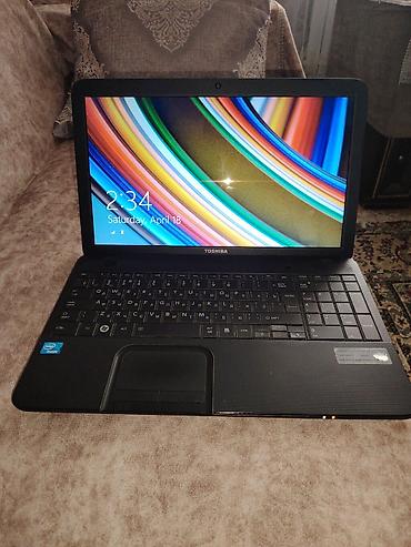 notbuk toshiba: Toshiba noutbuk - Ekran: təxminən 15.6", HD parlaq ekran - Prosessor — 1