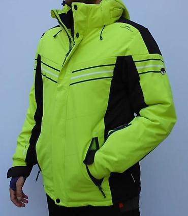 north face kacket: Muška jakna u neon žutoj boji, dizajnirana za skijanje. Poseduje — 1