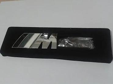 matica za sraf: BMW M znak za prednju resetku. Metalni M znak oznaka za prednju — 7