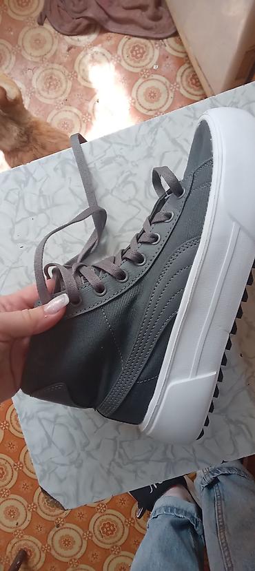 высокие кеды: Кроссовки, 38, Puma, Б/у, цвет - Серый — 3