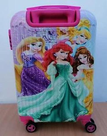 Rančevi, torbe i koferi: Dečiji set kofera sa motivima princeza - Set od 3 dela: tvrdi kofer — 22