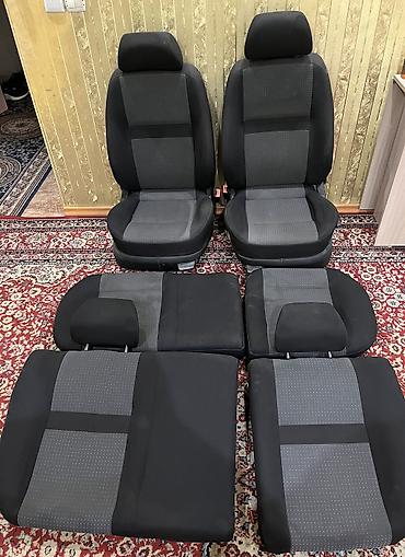 детские пальто на: Комплект сидений, Ткань, текстиль, Volkswagen 2005 г., Б/у, Оригинал, Германия — 1