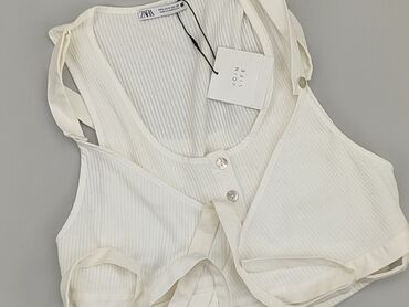 zalando białe bluzki: Top Zara, S (EU 36), condition - Perfect