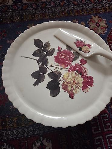 xonça şokolad: Tort və şiriniyyat qabı, rəng - Ağ, Farfor — 4