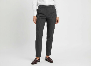spodnie w paski pull and bear: Zara, Spodnie materiałowe damskie, rozmiar M
