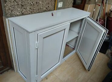 Mebellərin yığılması: Plastik şkaflar balkonlar, lojikalar, bloklar, küçə üçün, kombi — 12